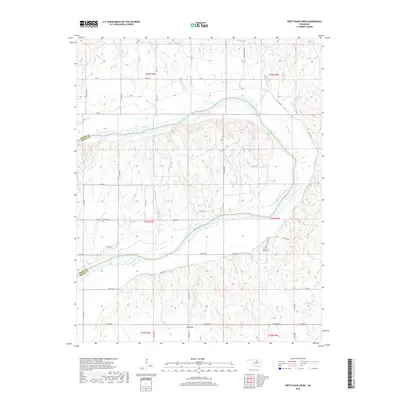 2018 Map of Prettyhair Creek, 2018 Print