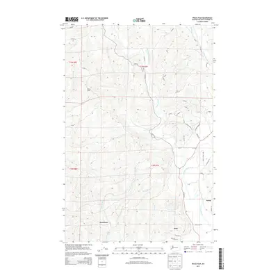 2014 Map of Prices Peak, 2014 Print