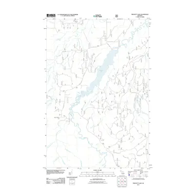 2011 Map of Prickett Lake, 2011 Print
