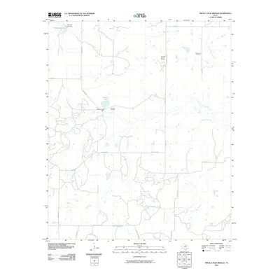 2010 Map of Prickly Pear Branch, 2010 Print