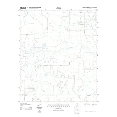 2012 Map of Prickly Pear Branch, 2012 Print