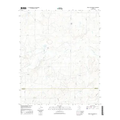 2016 Map of Prickly Pear Branch, 2016 Print