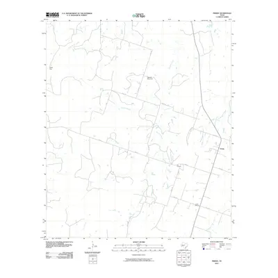2010 Map of Priddy, 2010 Print