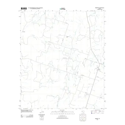 2012 Map of Priddy, 2012 Print