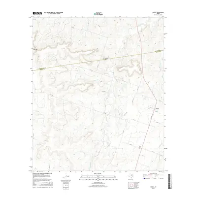 2016 Map of Priddy, 2016 Print