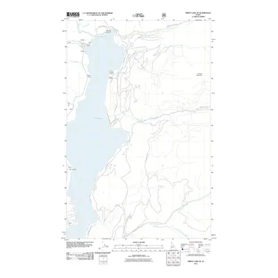 2011 Map of Priest Lake NE, 2011 Print