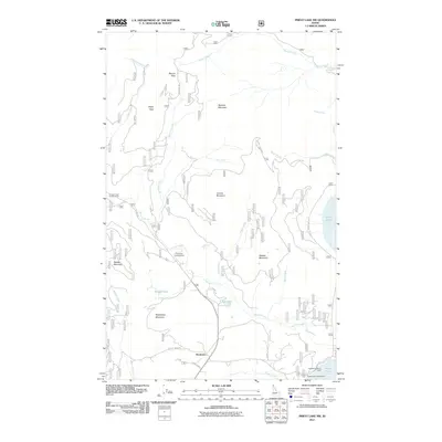 2011 Map of Priest Lake NW, 2011 Print