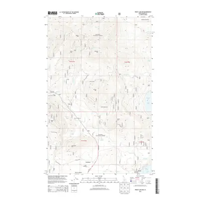 2013 Map of Priest Lake NW, 2013 Print
