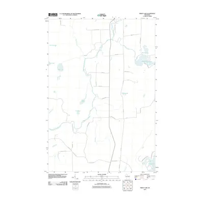 2010 Map of Priest Lake, 2010 Print
