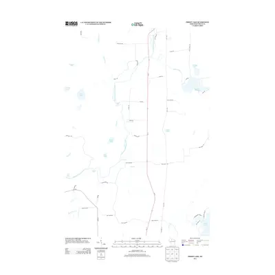 2013 Map of Priest Lake, 2013 Print