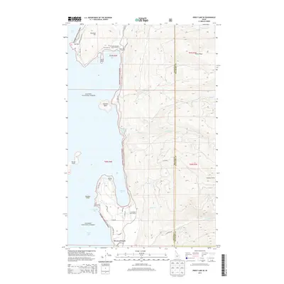 2013 Map of Priest Lake SE, 2013 Print