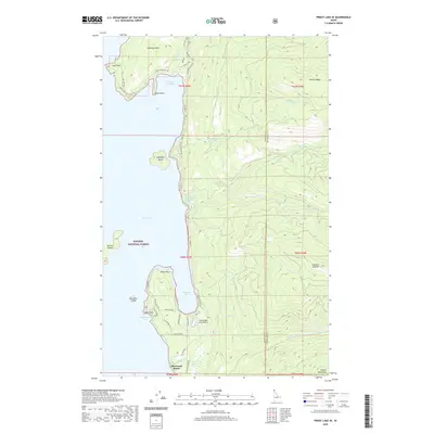 2020 Map of Priest Lake SE, 2020 Print