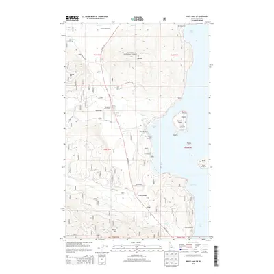 2013 Map of Priest Lake SW, 2013 Print
