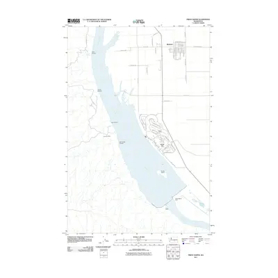 2011 Map of Priest Rapids, 2011 Print