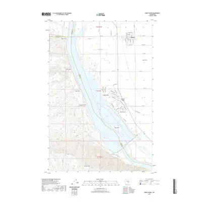 2020 Map of Priest Rapids, 2020 Print