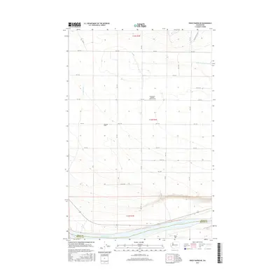2017 Map of Priest Rapids NE, 2017 Print