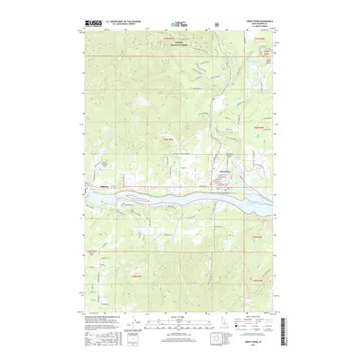 2017 Map of Priest River, 2017 Print