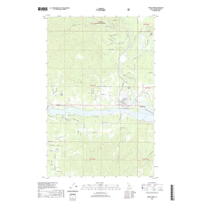 2020 Map of Priest River, 2020 Print