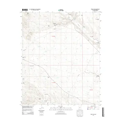 2013 Map of Priest Tank, 2013 Print