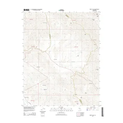 2015 Map of Priest Valley, 2015 Print