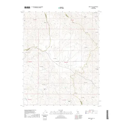 2018 Map of Priest Valley, 2018 Print