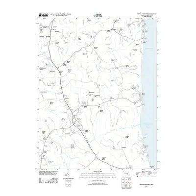2011 Map of Prince Frederick, 2011 Print