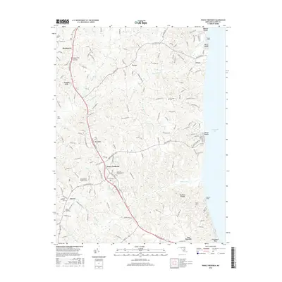 2016 Map of Prince Frederick, 2016 Print