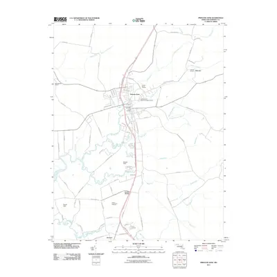 2011 Map of Princess Anne, 2011 Print