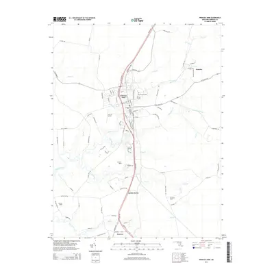 2014 Map of Princess Anne, 2014 Print