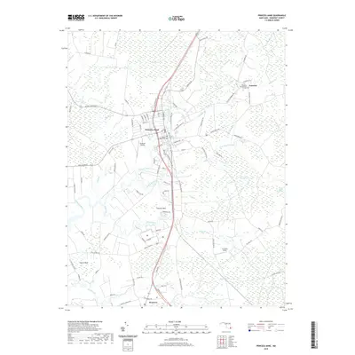 2019 Map of Princess Anne, 2019 Print