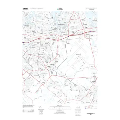 2013 Map of Princess Anne, 2013 Print