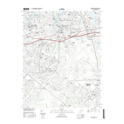 2016 Map of Princess Anne, 2016 Print