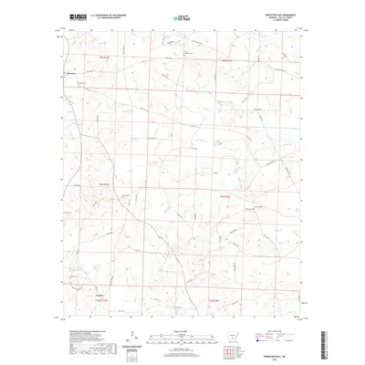 2020 Map of Princeton East, 2020 Print
