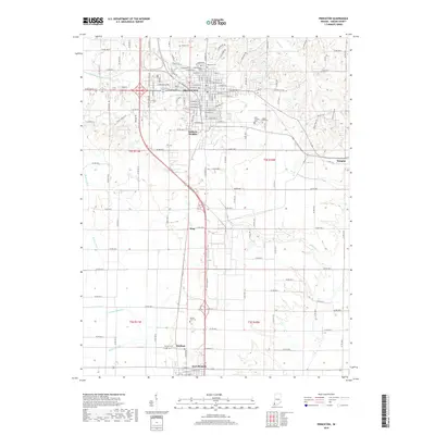 2019 Map of Princeton, 2019 Print