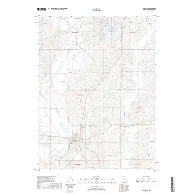 2017 Map of Princeton, 2017 Print