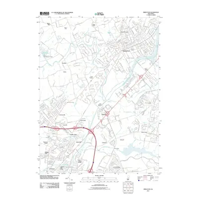2011 Map of Princeton, 2011 Print