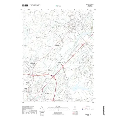 2019 Map of Princeton, 2019 Print