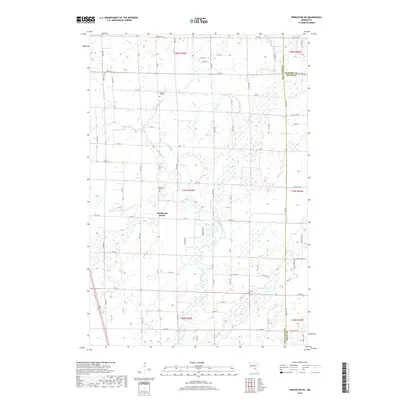 2019 Map of Princeton NE, 2019 Print