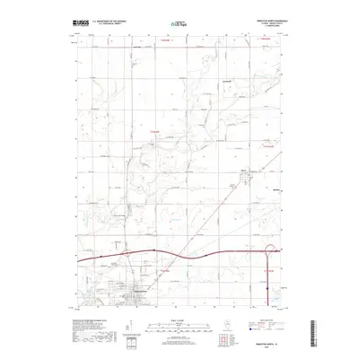 2018 Map of Princeton North, 2018 Print