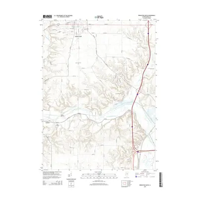 2015 Map of Princeton South, 2015 Print