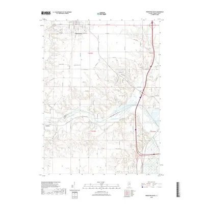 2018 Map of Princeton South, 2018 Print