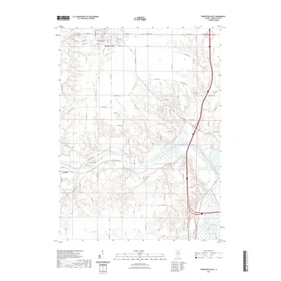 2021 Map of Princeton South, 2021 Print