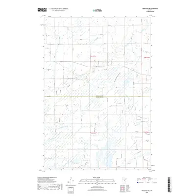 2019 Map of Princeton SW, 2019 Print