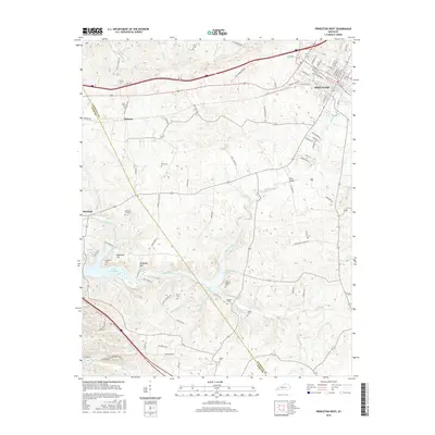2016 Map of Princeton West, 2016 Print