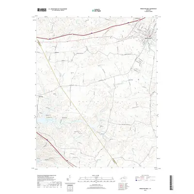 2019 Map of Princeton West, 2019 Print