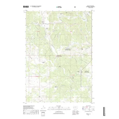 2017 Map of Pringle, 2017 Print