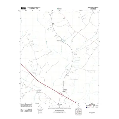 2011 Map of Pringletown, 2011 Print