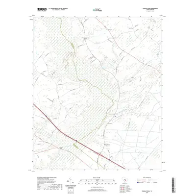 2020 Map of Pringletown, 2020 Print