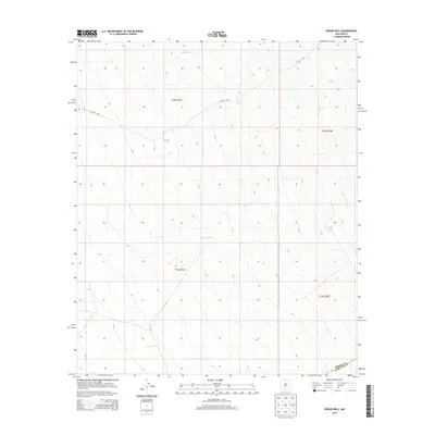 2013 Map of Prisor Well, 2013 Print