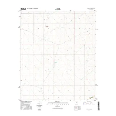 2017 Map of Prisor Well, 2017 Print